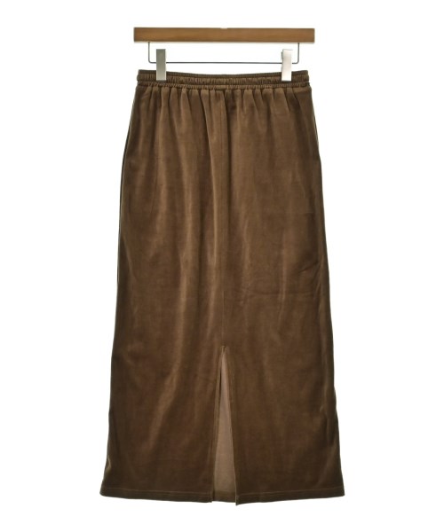 three dots（スリードッツ）ロング・マキシ丈スカート 茶 サイズ:S レディース/2200656786046
