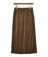 three dots（スリードッツ）ロング・マキシ丈スカート 茶 サイズ:S レディース/2200656786046