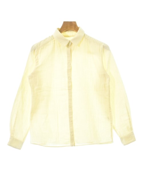 three dots(スリードッツ)カジュアルシャツ 黄 サイズ:-(M位)/2200656786060