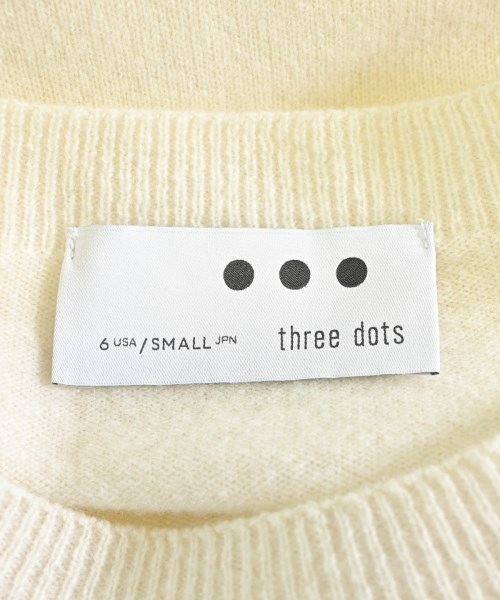three dots（スリードッツ）ニット・セーター 白 サイズ:S レディース/2200651033152