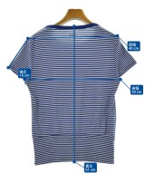 three dots（スリードッツ）Tシャツ・カットソー 青 サイズ:S レディース/2200658782107