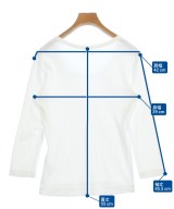 three dots（スリードッツ）Tシャツ・カットソー 白 サイズ:S レディース/2200661055106