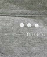 three dots（スリードッツ）Tシャツ・カットソー グレー サイズ:M メンズ/2200710815064