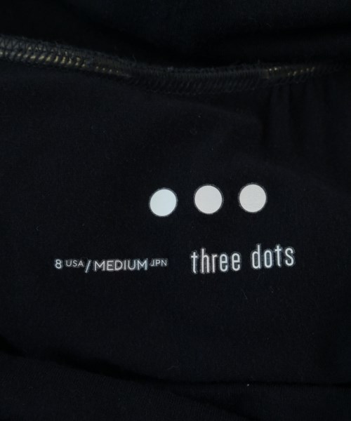 three dots（スリードッツ）ロング・マキシ丈スカート 黒 サイズ:M レディース/2200715211021