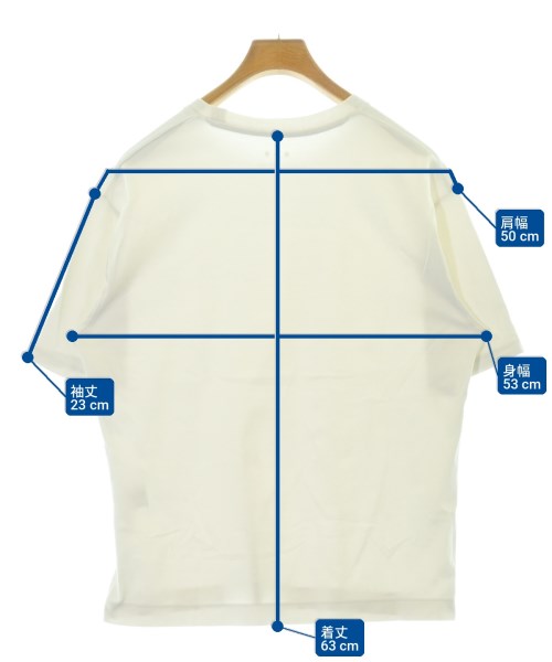 three dots（スリードッツ）Tシャツ・カットソー 白 サイズ:36(S位) メンズ/2200714417011