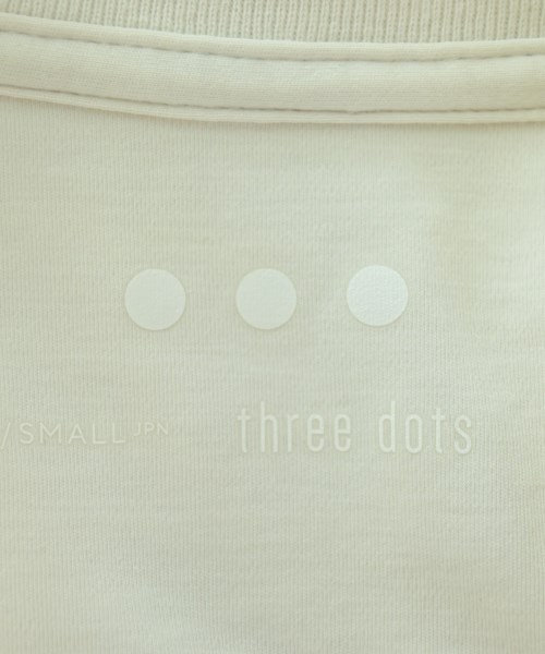 three dots（スリードッツ）Tシャツ・カットソー 白 サイズ:S メンズ/2200714417028