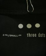 three dots（スリードッツ）ノースリーブ 黒 サイズ:S レディース/2200716359067
