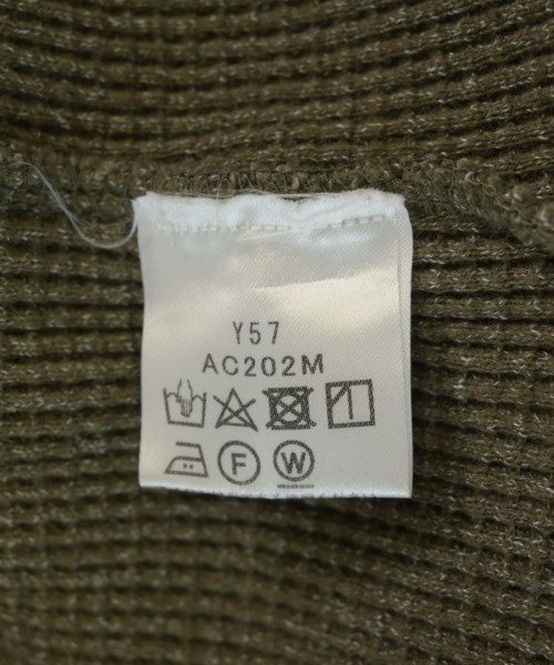 three dots（スリードッツ）Tシャツ・カットソー カーキ サイズ:M メンズ/2200715096062