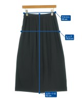 three dots（スリードッツ）ロング・マキシ丈スカート 黒 サイズ:S レディース/2200643264021