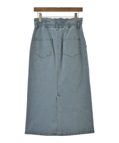 three dots（スリードッツ）ロング・マキシ丈スカート 青 サイズ:S レディース/2200647093016