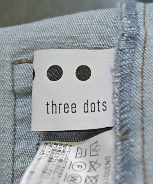 three dots（スリードッツ）ロング・マキシ丈スカート 青 サイズ:S レディース/2200647093016