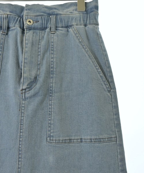 three dots（スリードッツ）ロング・マキシ丈スカート 青 サイズ:S レディース/2200647093016