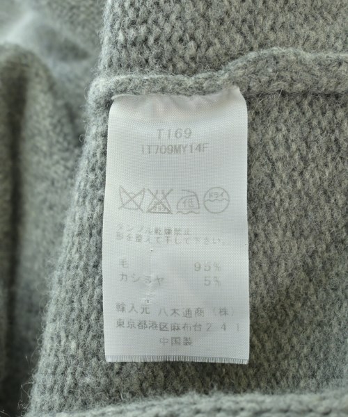 three dots（スリードッツ）カーディガン グレー サイズ:●○●(M位) メンズ/2200647260067