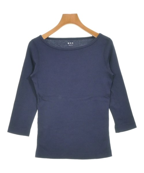 three dots(スリードッツ)Tシャツ・カットソー 紺 サイズ:S/2200631396246