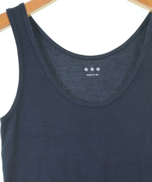 three dots（スリードッツ）タンクトップ 紺 サイズ:XS レディース/2200648159049