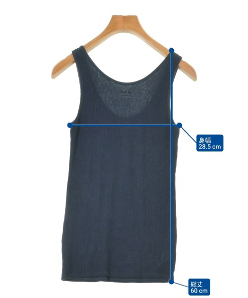 three dots（スリードッツ）タンクトップ 紺 サイズ:XS レディース/2200648159049