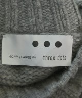 three dots（スリードッツ）ニット・セーター グレー サイズ:L メンズ/2200650001060
