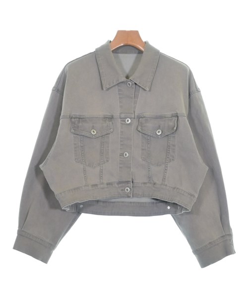 three dots(スリードッツ)デニムジャケット グレー サイズ:F/2200651385015