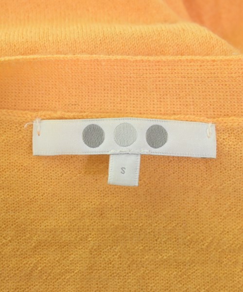 three dots（スリードッツ）カーディガン オレンジ サイズ:S レディース/2200629334021