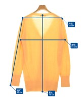 three dots（スリードッツ）カーディガン オレンジ サイズ:S レディース/2200629334021