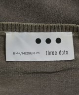 three dots（スリードッツ）ワンピース グレー サイズ:M レディース/2200647684054