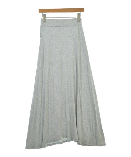 three dots(スリードッツ)ロング・マキシ丈スカート グレー サイズ:-(M位)/2200647684122