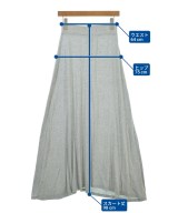 three dots（スリードッツ）ロング・マキシ丈スカート グレー サイズ:-(M位) レディース/2200647684122