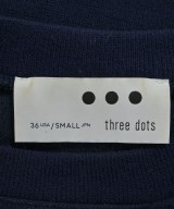 three dots（スリードッツ）ニット・セーター 紺 サイズ:S レディース/2200647684146
