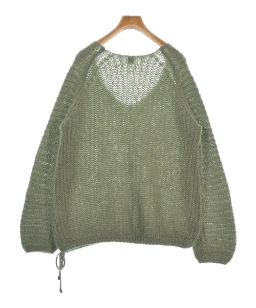 three dots（スリードッツ）ニット・セーター 緑 サイズ:F レディース/2200652401011