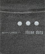 three dots（スリードッツ）Tシャツ・カットソー グレー サイズ:L メンズ/2200652681031