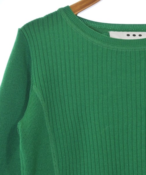 three dots（スリードッツ）ニット・セーター 緑 サイズ:●●●(XS位) レディース/2200652817096