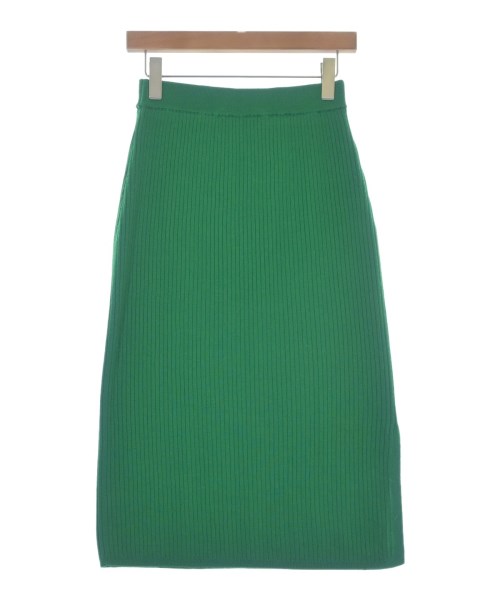 three dots(スリードッツ)ロング・マキシ丈スカート 緑 サイズ:●●●(XS位)/2200652817102