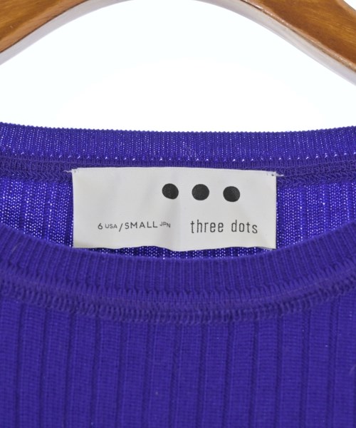 three dots（スリードッツ）ニット・セーター 紫 サイズ:●●●(XS位) レディース/2200652817119