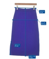 three dots（スリードッツ）ロング・マキシ丈スカート 紫 サイズ:3(L位) レディース/2200652817126