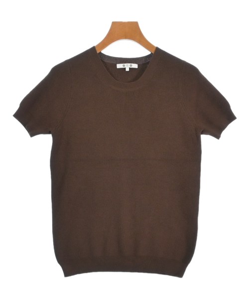 three dots(スリードッツ)ニット・セーター 茶 サイズ:S/2200645928143
