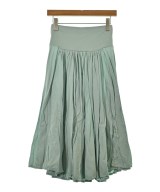 three dots（スリードッツ）ロング・マキシ丈スカート 緑 サイズ:XS レディース/2200646516141