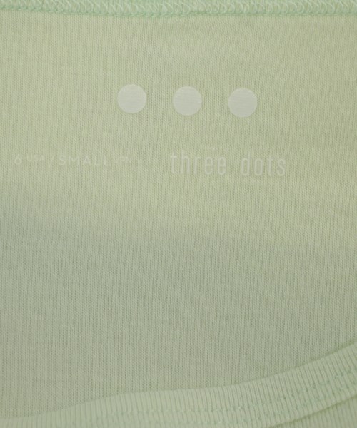 three dots（スリードッツ）Tシャツ・カットソー 緑 サイズ:S レディース/2200702696190