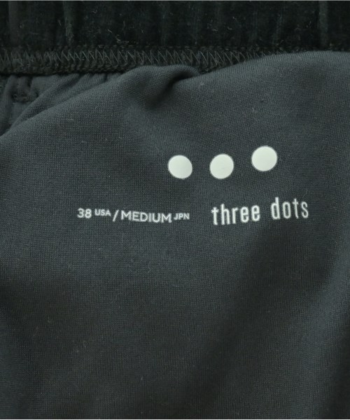 three dots（スリードッツ）スウェットパンツ 黒 サイズ:M レディース/2200708224113