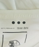 three dots（スリードッツ）Tシャツ・カットソー 白 サイズ:M レディース/2200709790037