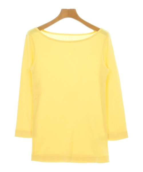 three dots（スリードッツ）Tシャツ・カットソー 黄 サイズ:M レディース/2200710100092