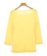 three dots（スリードッツ）Tシャツ・カットソー 黄 サイズ:M レディース/2200710100092