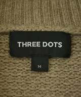 three dots（スリードッツ）カーディガン ベージュ サイズ:M レディース/2200707445014