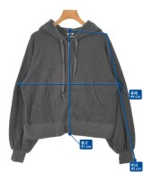 three dots（スリードッツ）パーカー 黒 サイズ:S レディース/2200663289035