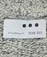 three dots（スリードッツ）カーディガン 白 サイズ:S レディース/2200662524076
