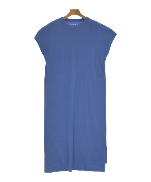 three dots(スリードッツ)ワンピース 青 サイズ:S/2200663080045