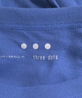 three dots（スリードッツ）ワンピース 青 サイズ:S レディース/2200663080045
