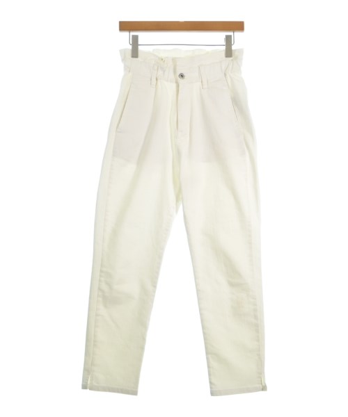 three dots(スリードッツ)デニムパンツ 白 サイズ:S/2200662921028
