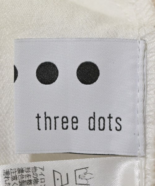 three dots（スリードッツ）デニムパンツ 白 サイズ:S レディース/2200662921028