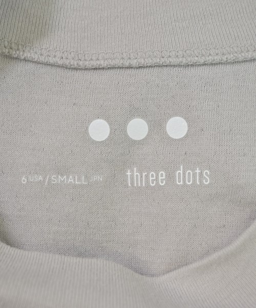 three dots（スリードッツ）ノースリーブ グレー サイズ:S レディース/2200664151089