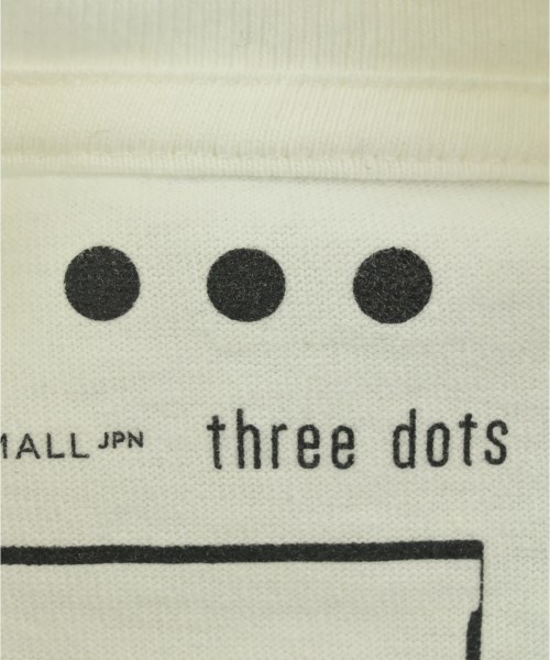 three dots（スリードッツ）Tシャツ・カットソー 白 サイズ:XS レディース/2200671674045
